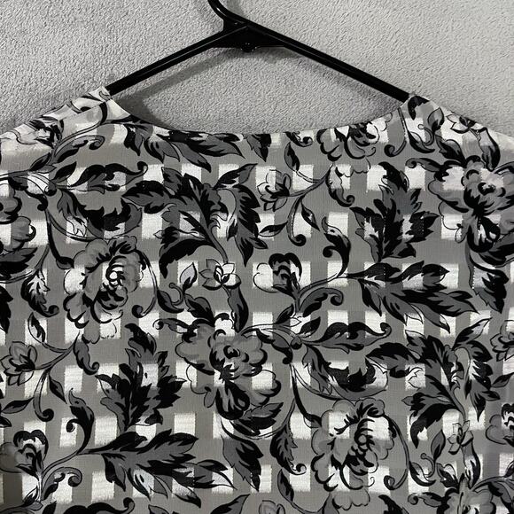 Vintage Ann Hobbs For Cattiva Blouse Fancy Womens M* Neiman Marcus Peplum Lined - Picture 11 of 11